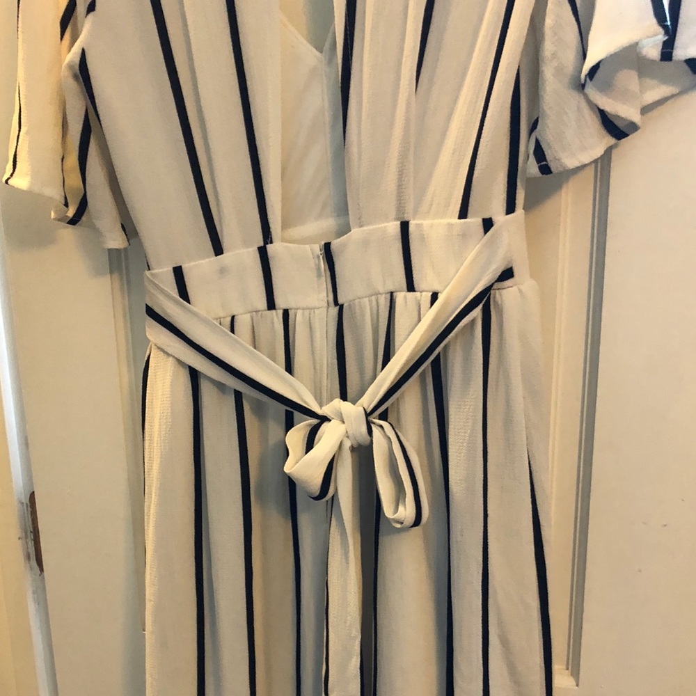High-Low Striped Romper - Picture 6 of 8